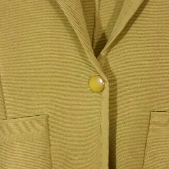 Milano Mustard Spice Cardigan Blazer - Picture 4 of 8